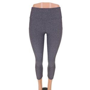 Lululemon Pace Rival Crop Size 6 Heathered Black Deep Coal Boom Juice